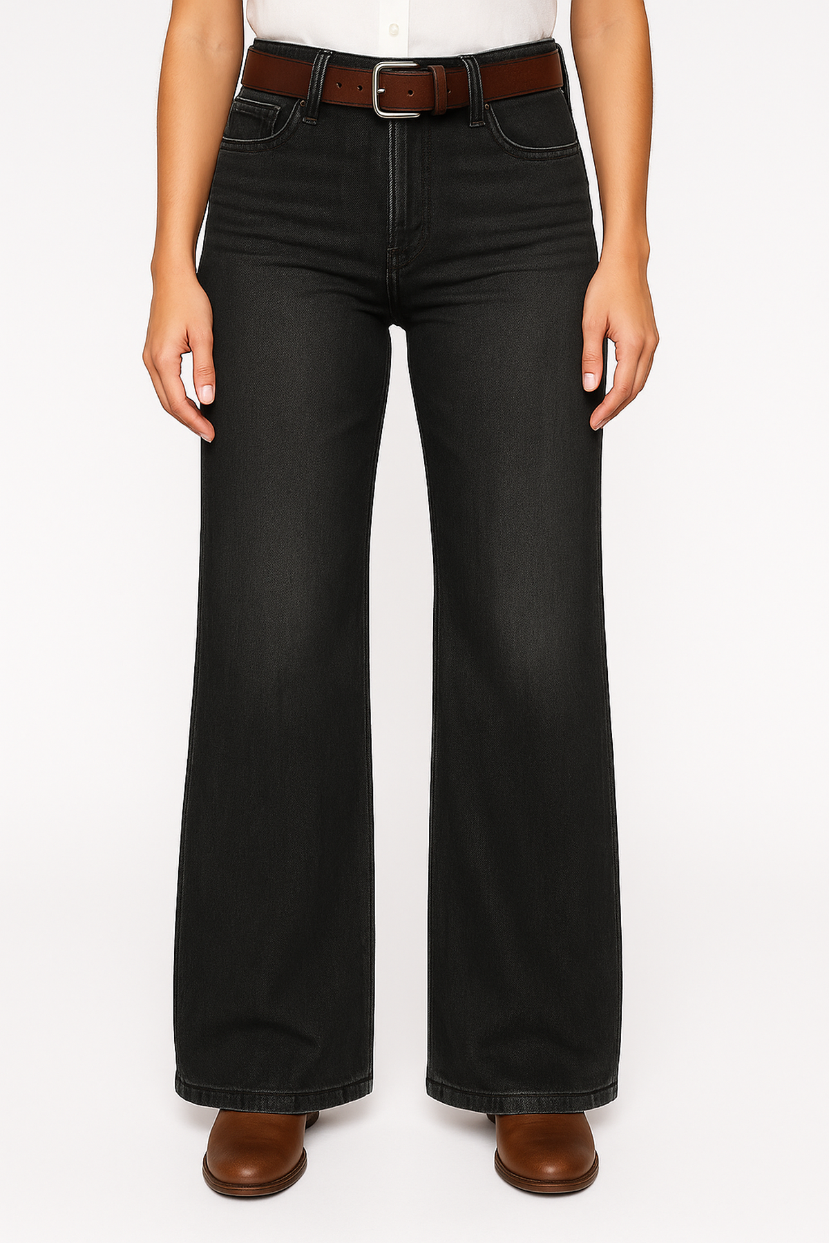 Vintage Wide-Leg Jeans For Women