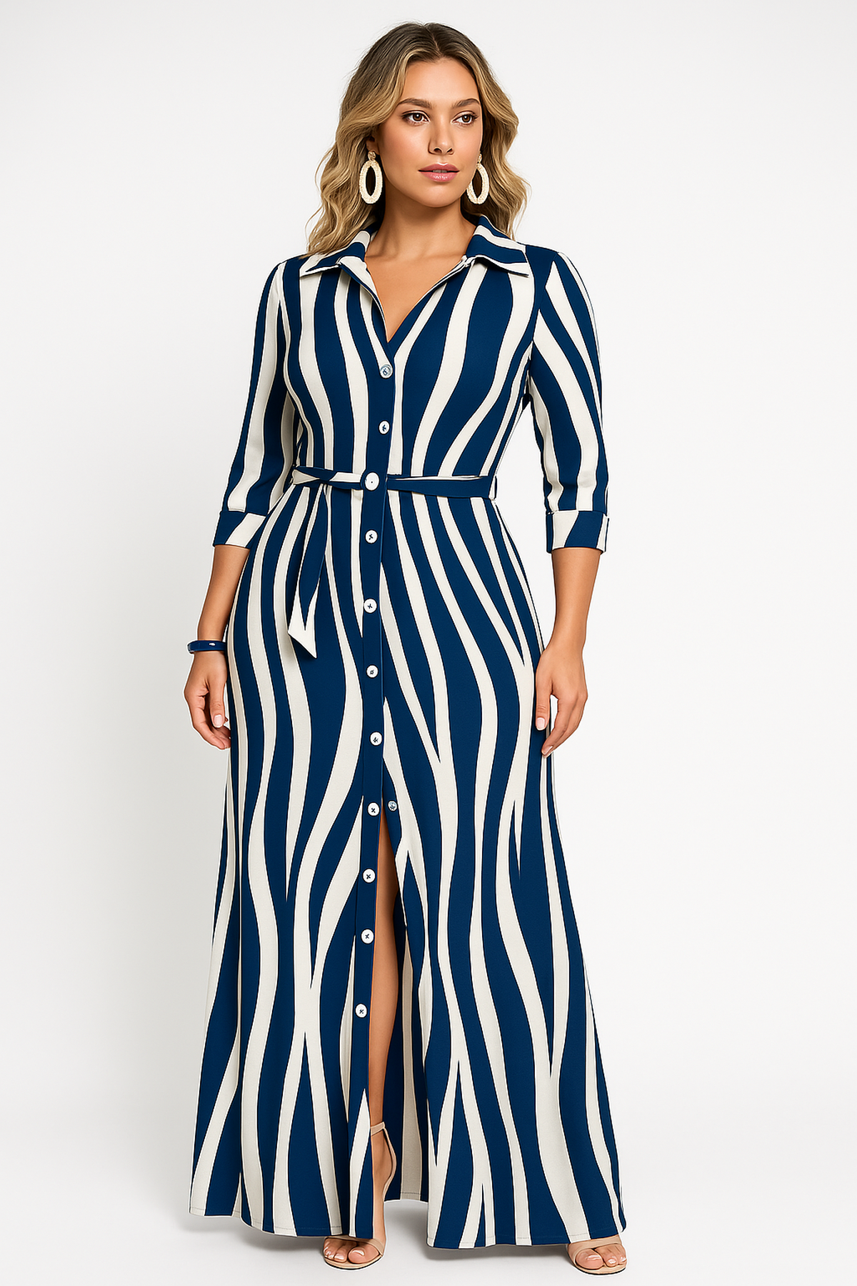 Elegant Blouse Maxi dress