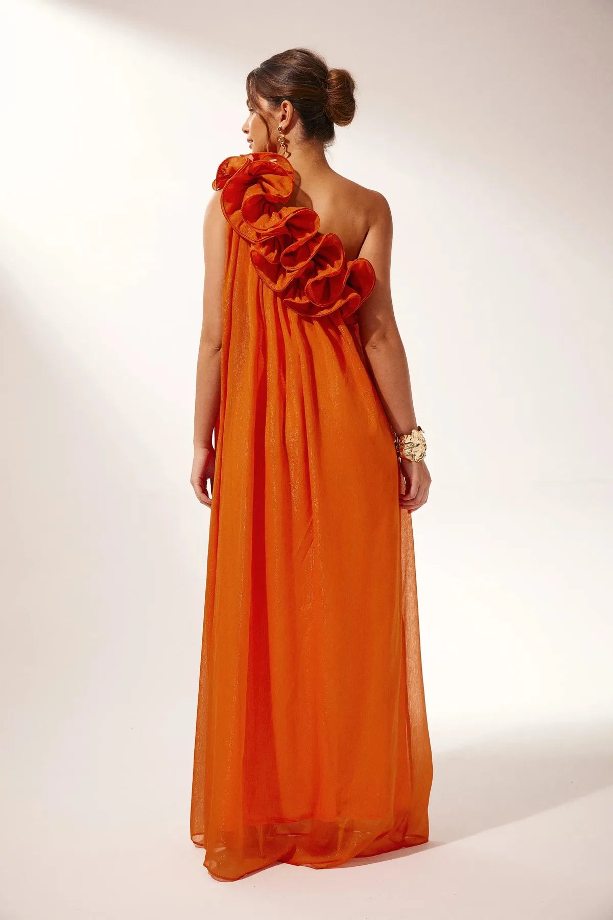 One-Shoulder Maxi Dress – Summer Resort & Day-to-Evening Wear