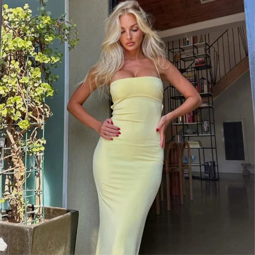 Slim Fit Maxi Dress