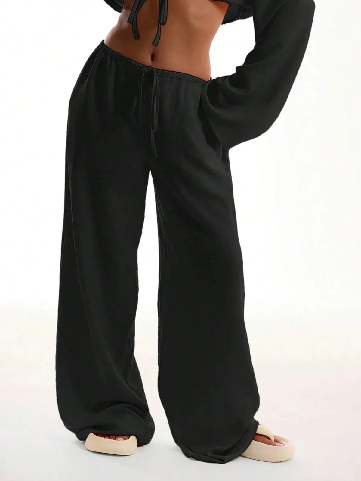 Tie-Front Beach Pants