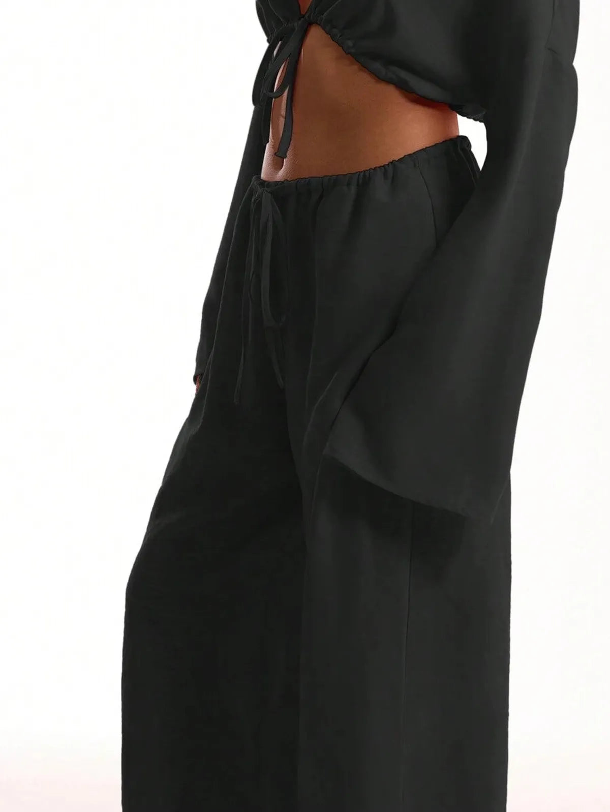 Tie-Front Beach Pants